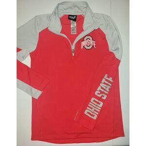 Ohio State Buckeyes Jacket YOUTH MEDIUM (10/12) 1/4 Zip Pullover